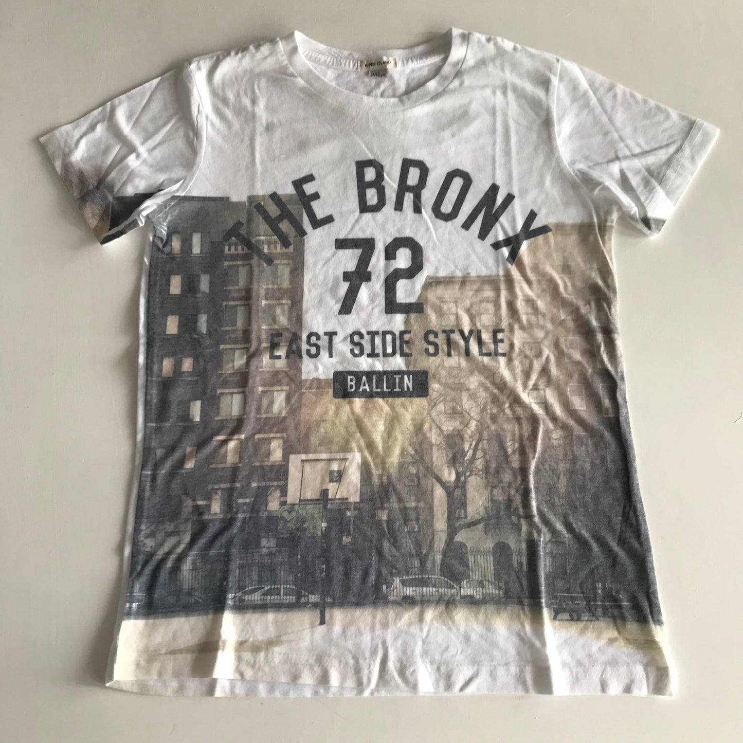 White Bronx T-Shirt Age 9