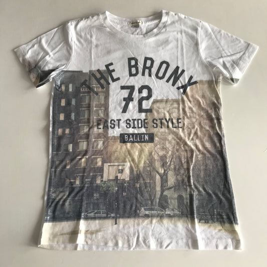 White Bronx T-Shirt Age 9