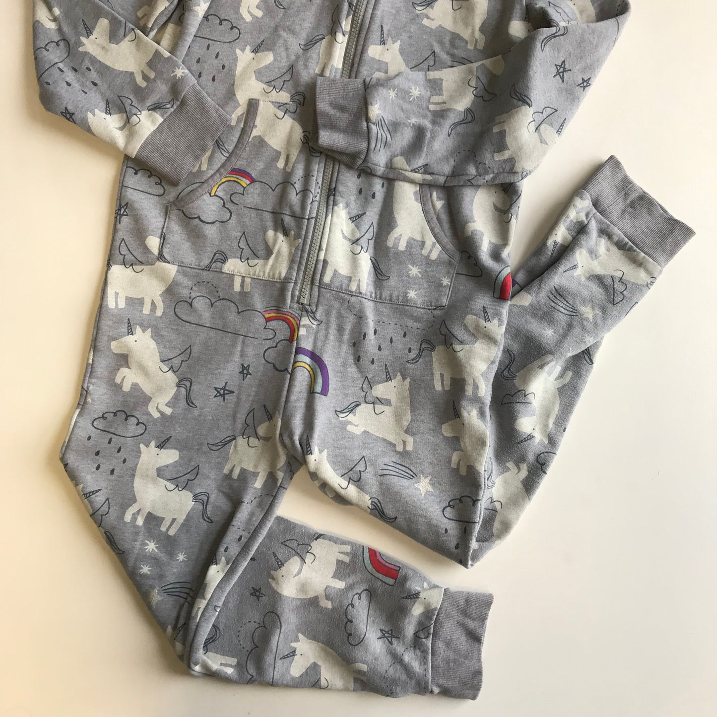 M&S Unicorn Jersey Onesie Age 9