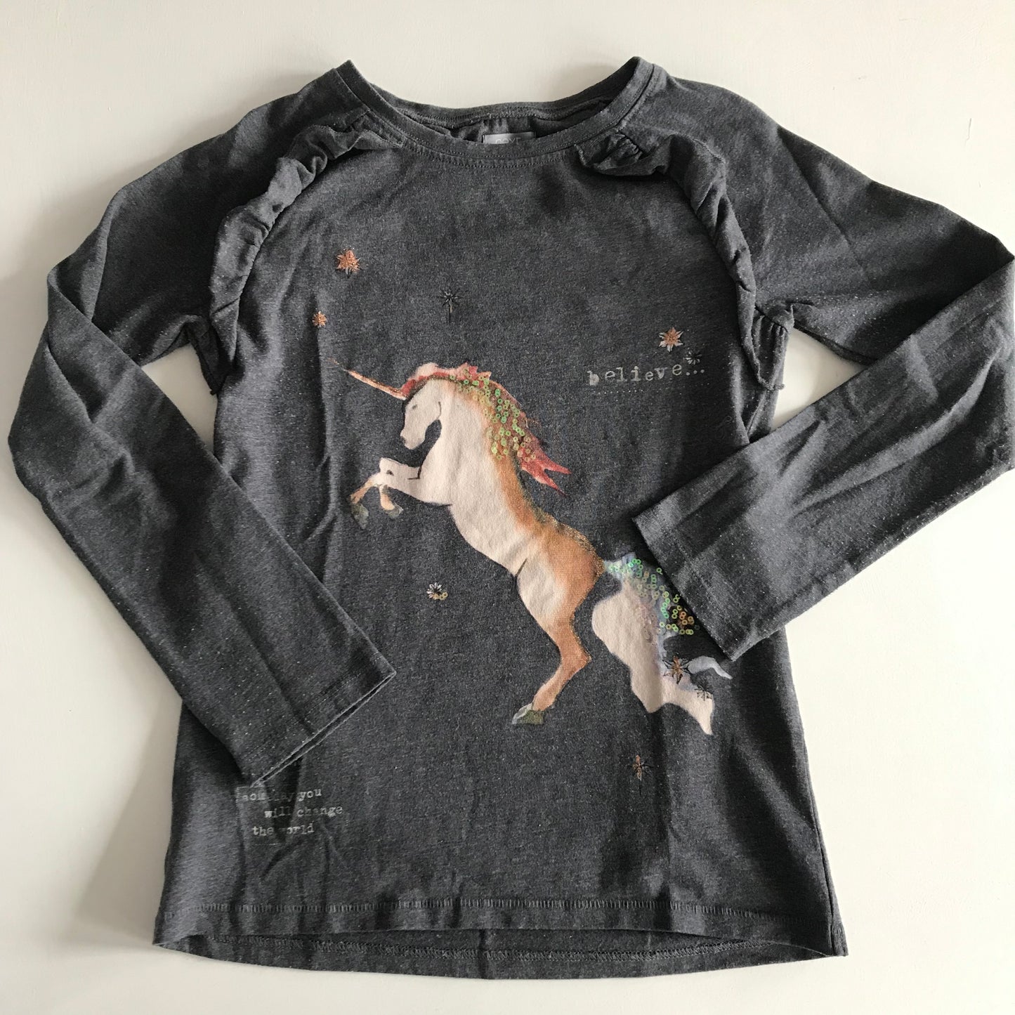 NEXT Unicorn T-shirt Age 9