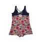 Tu White and Floral Swimsuit Age 9