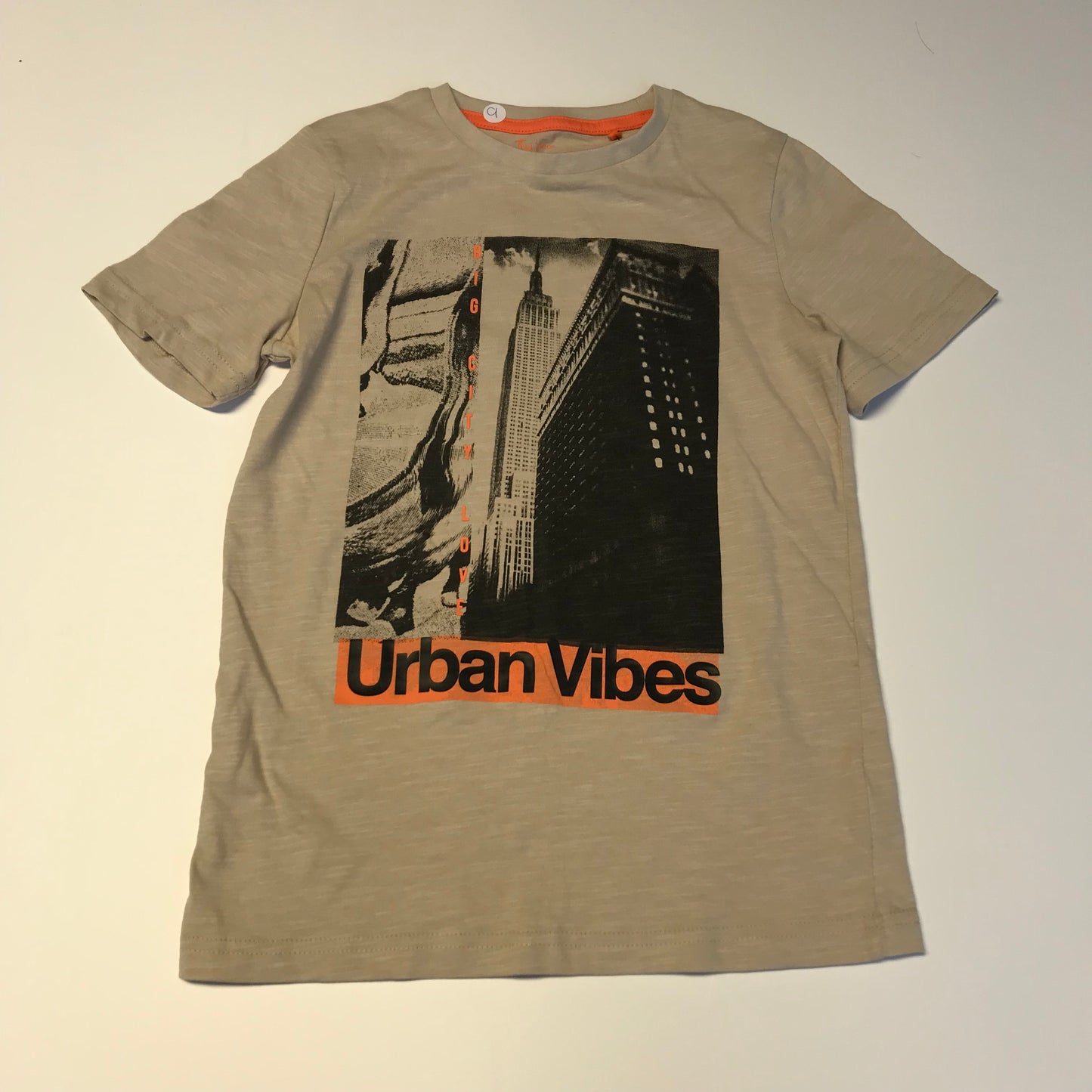 Tu Beige Urban Vibes T-shirt Age 9