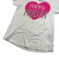 YD White Happy Friday T-shirt Age 9