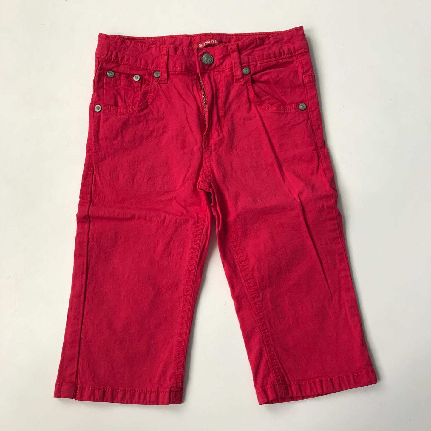 Shorts - Long Red - Age 8