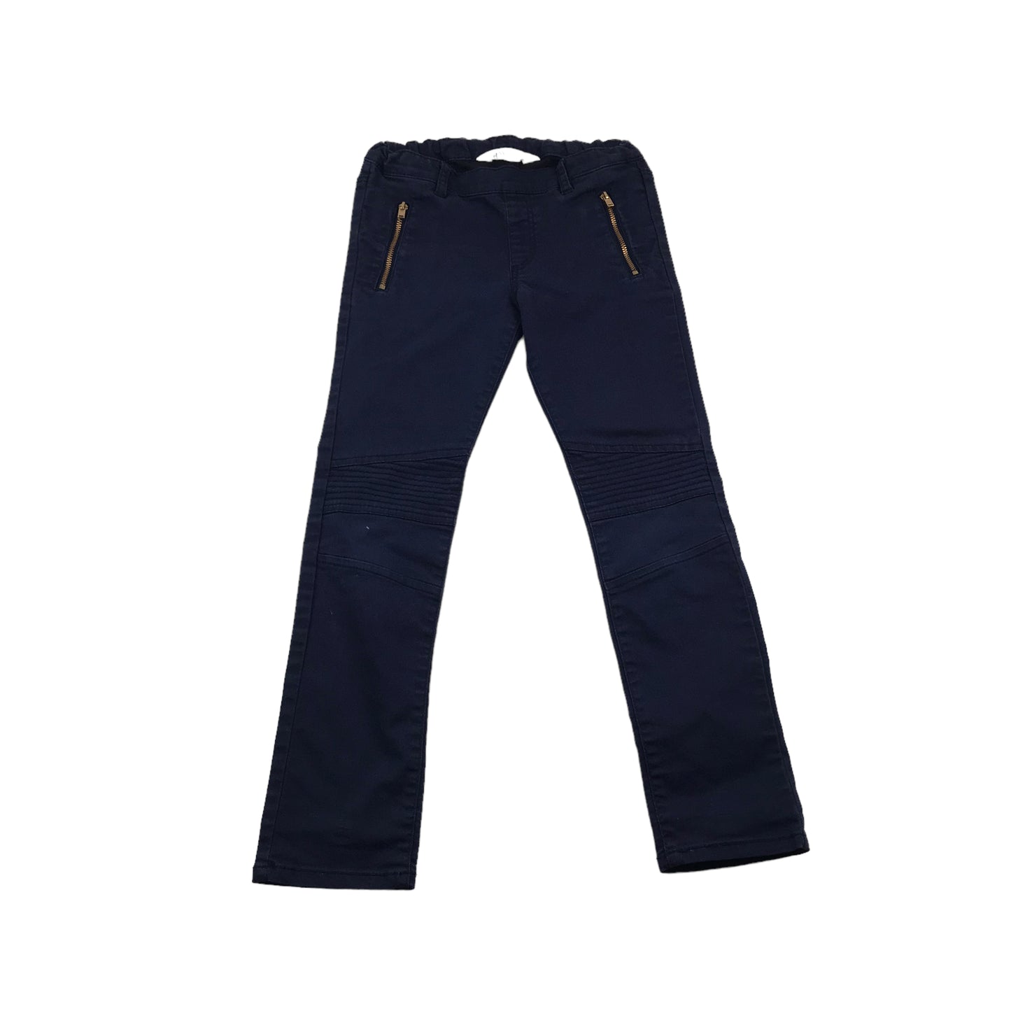 H&M Navy Blue Stretchy Trousers Age 6