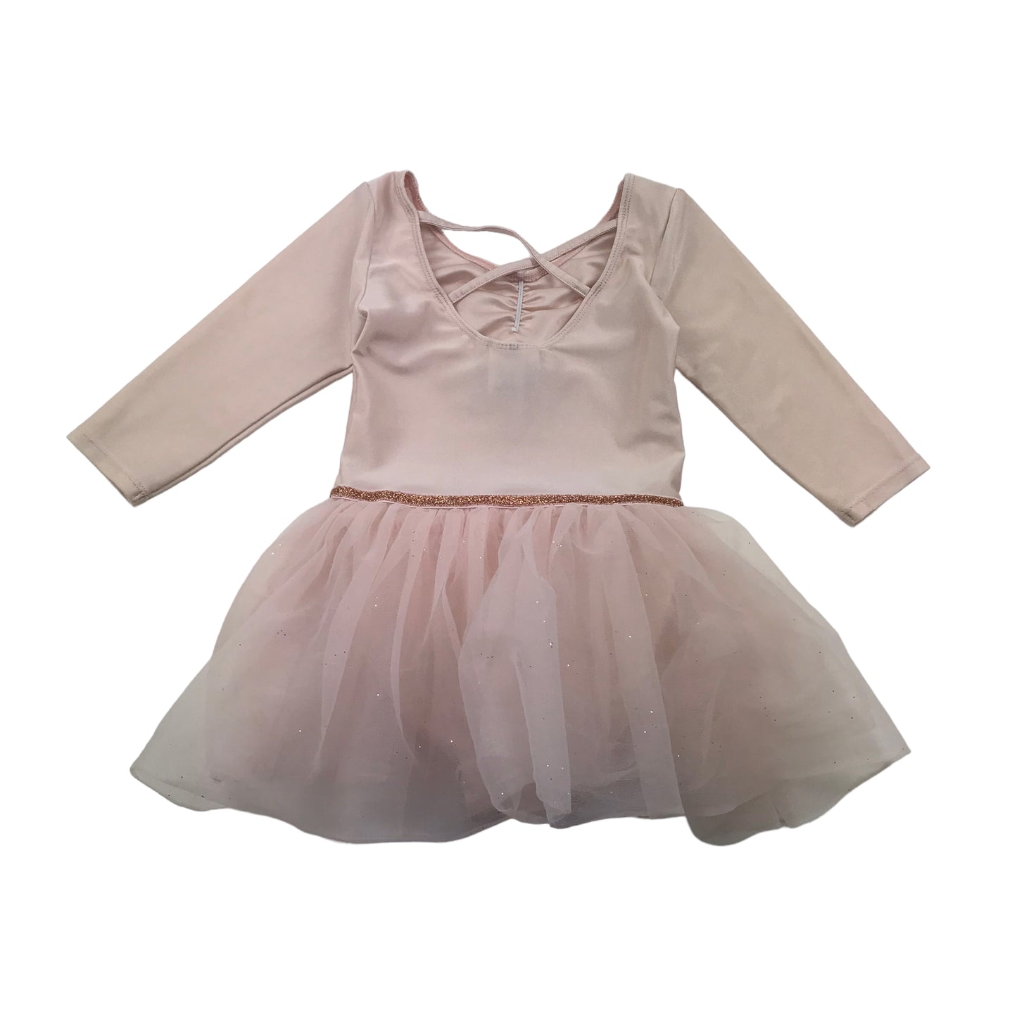H&M Pink Long Sleeve Leotard with tutu Age 5
