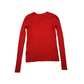 H&M Red Knitted Long Sleeve T-shirt Women's Size S