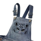 H&M Light Blue Denim Tiger Dungarees Age 6