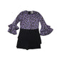 River Island Purple Animal Print Playsuit Age 6