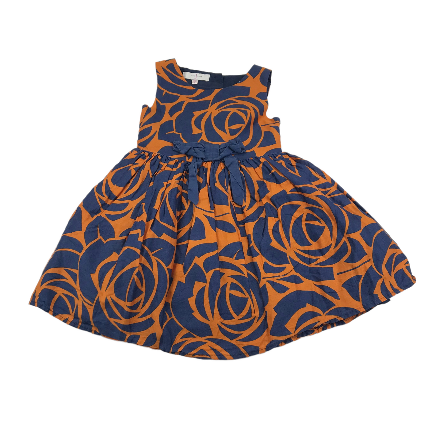 Jasper Conran Navy and Orange Dress Age 4