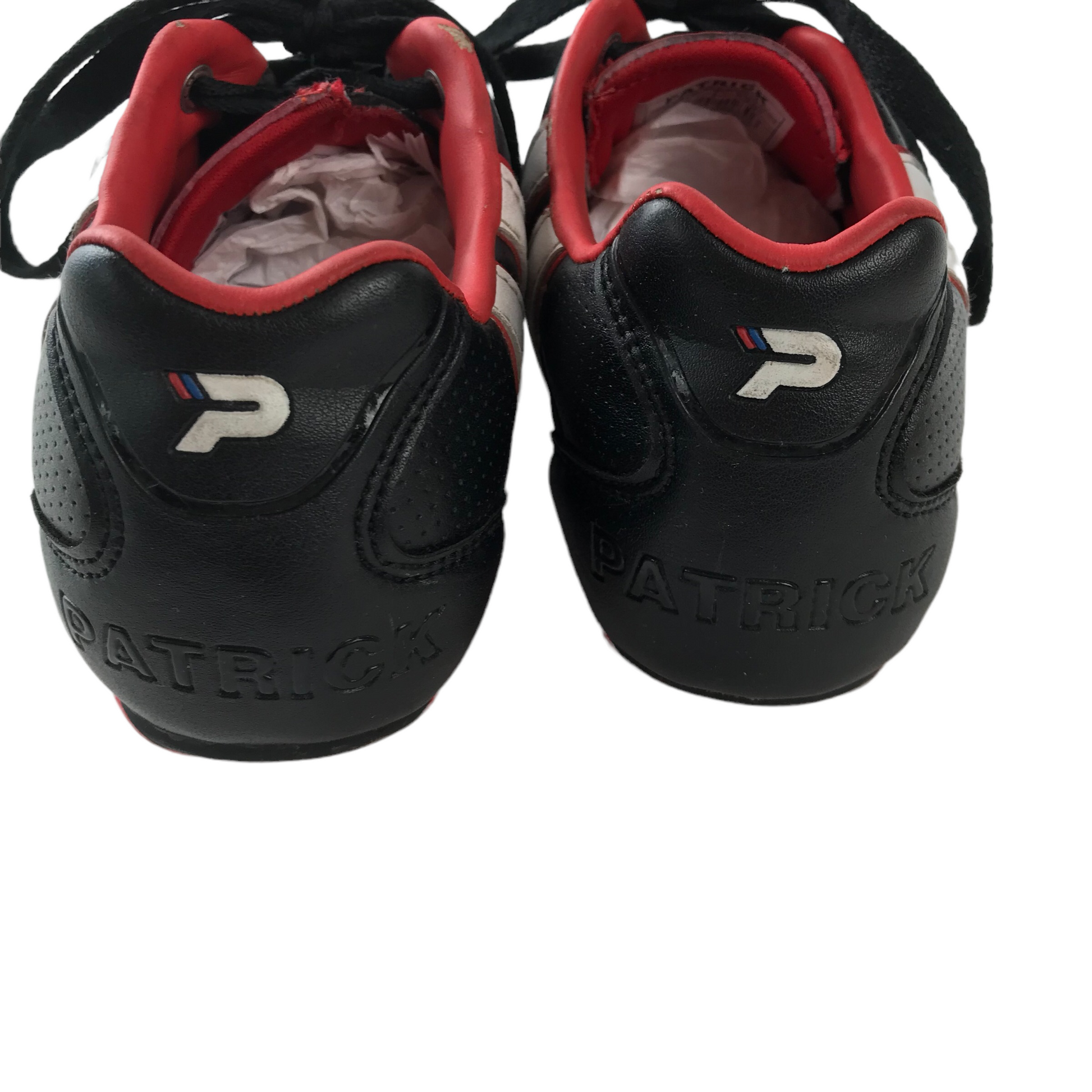 Patrick Black and Red Rugby Boots Size UK 3 ApparelXchange CIC