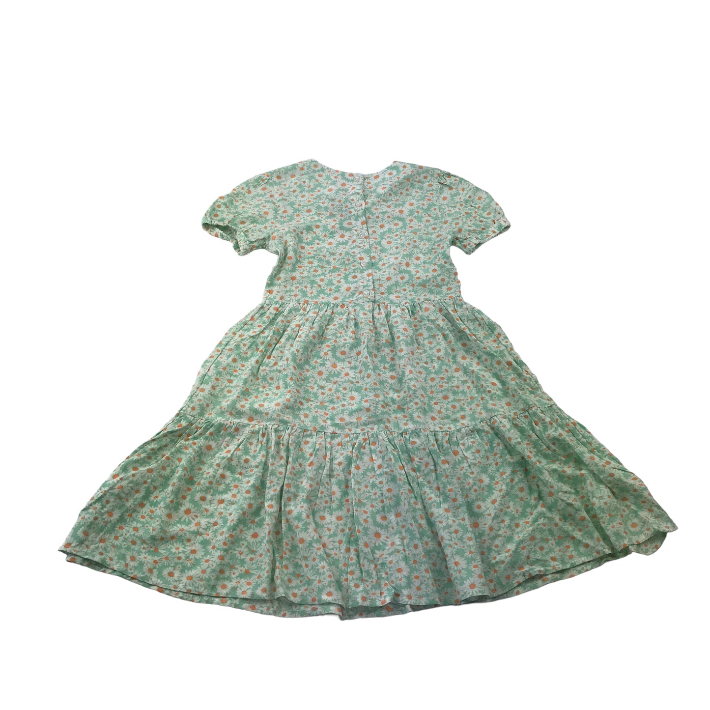 George Light Green Floral Viscose Dress Age 8