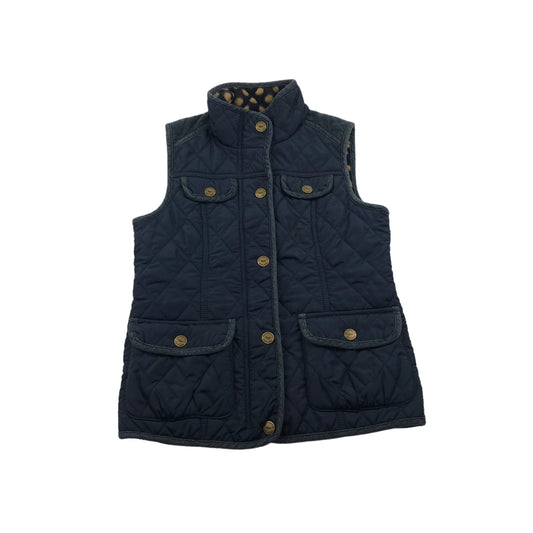 Next Navy Blue Quilted Gilet Age 7