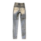 Primark Blue Stretchy Super Skinny Jeans with Three Buttons Women's Size 6