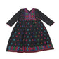 BABA Bosh Black Multicolour Embroidery Tunic and Trumpet Trousers Age 8-9