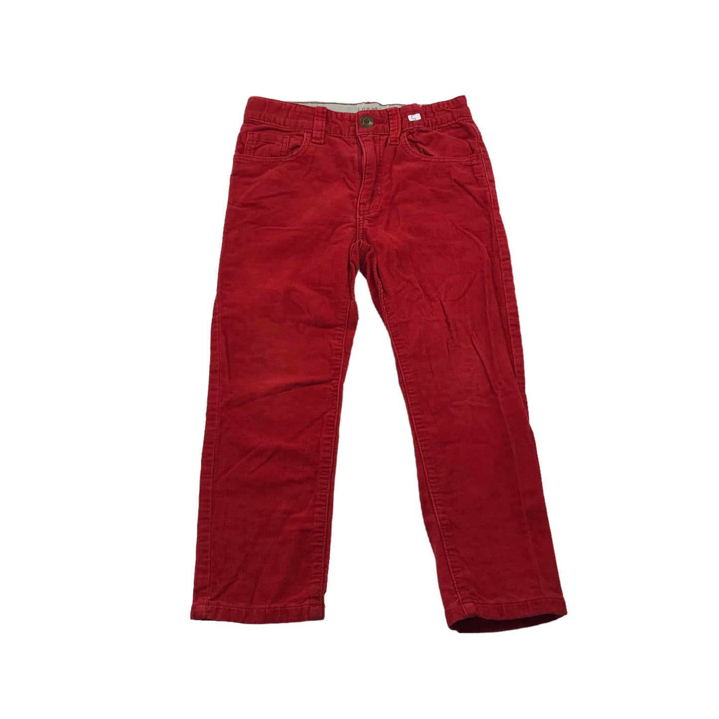 H&M Red Corduroy Trouser Age 5