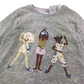 Nutmeg Grey Print Sweater Jumper age 5