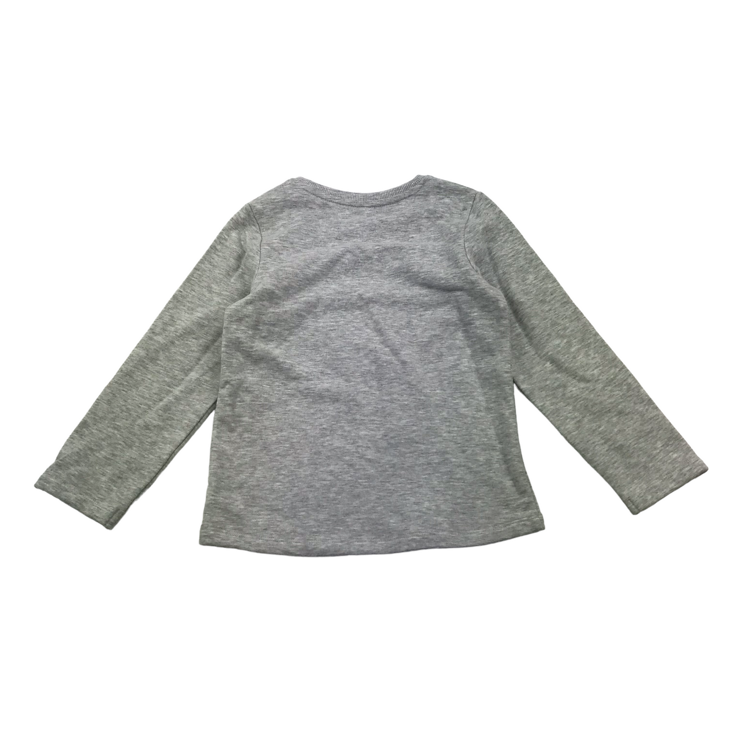 Nutmeg Grey Print Sweater Jumper age 5