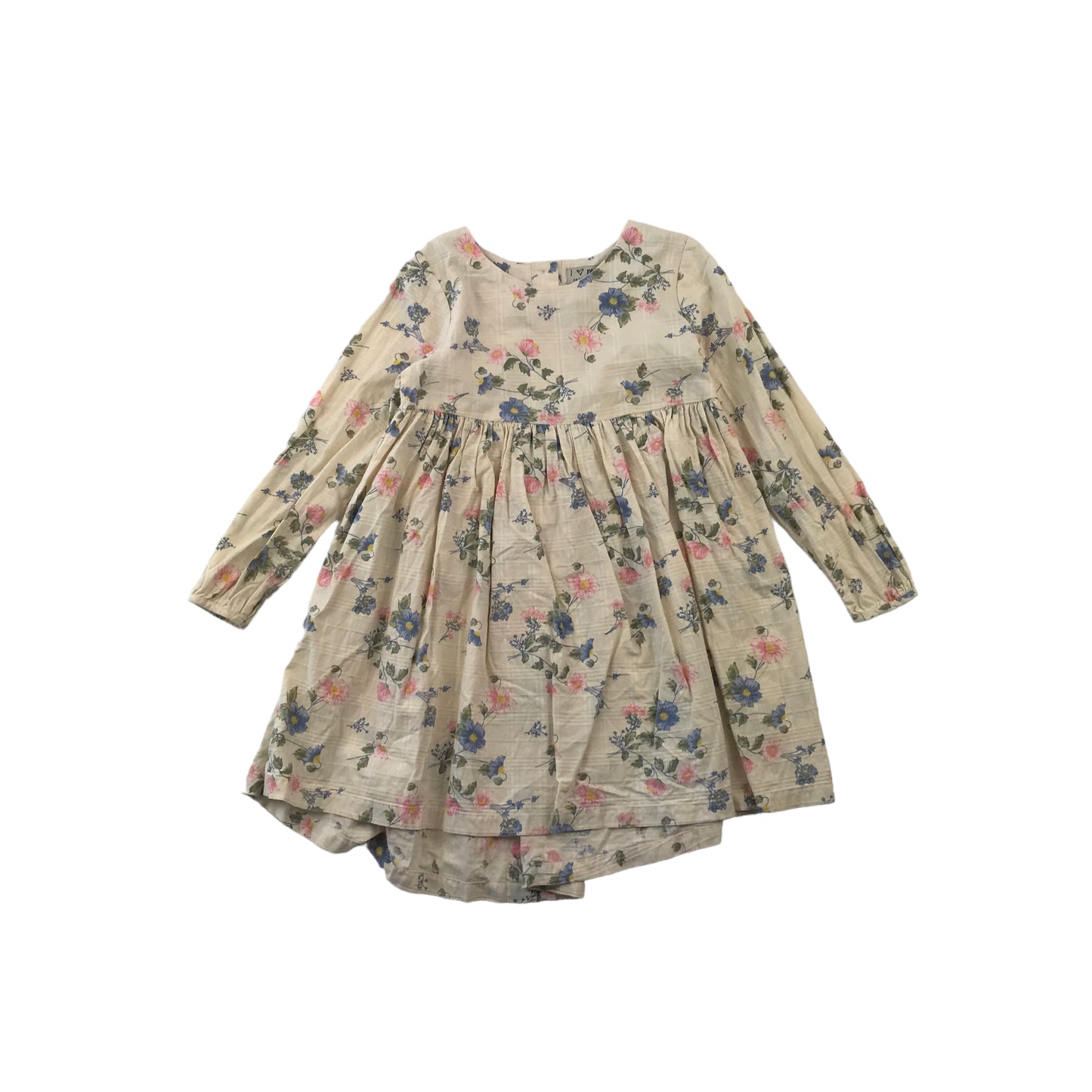 Next Cream White Floral Print Dress Age 4