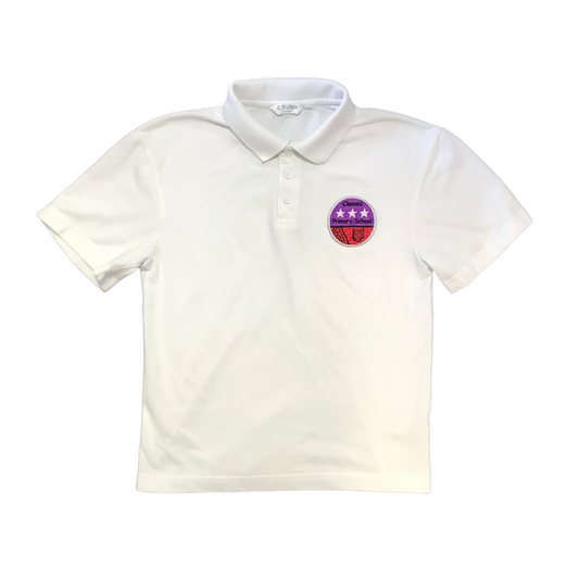 Cleeves Primary White School Polo Age 10