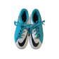 Nike Hypervenom Phade III Blue and White Football Boots Size UK 12C junior