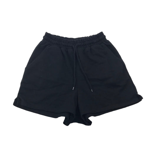 New Look Black High Waist Mini Shorts Age 14