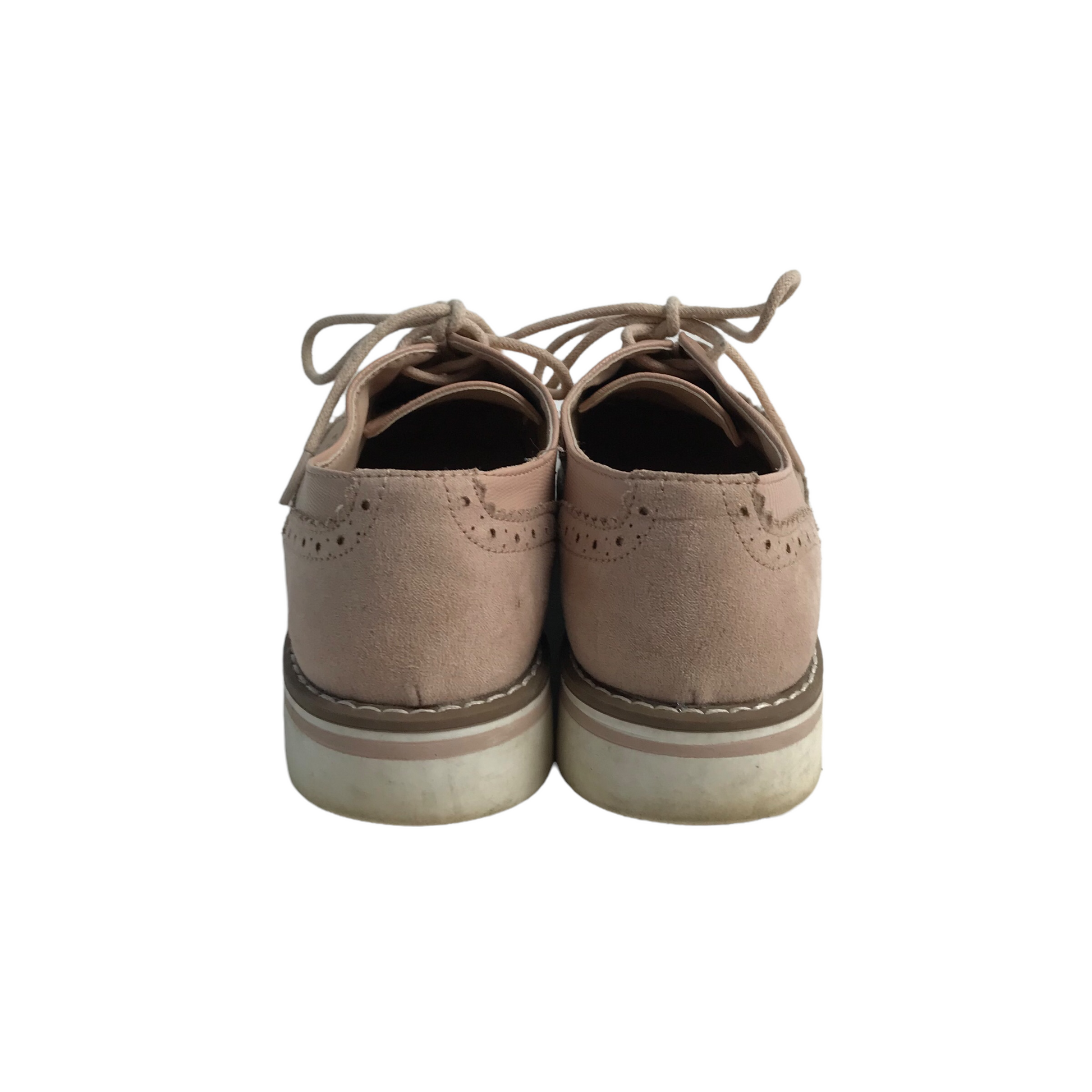 Primark Pink Brogue Style Shoes Size UK – ApparelXchange CIC