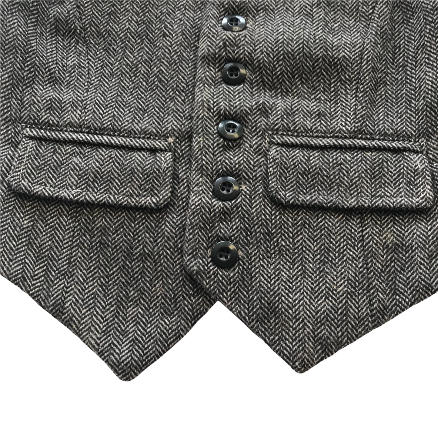 Next Warm Tone Grey Tweed-style Waistcoat Age 4