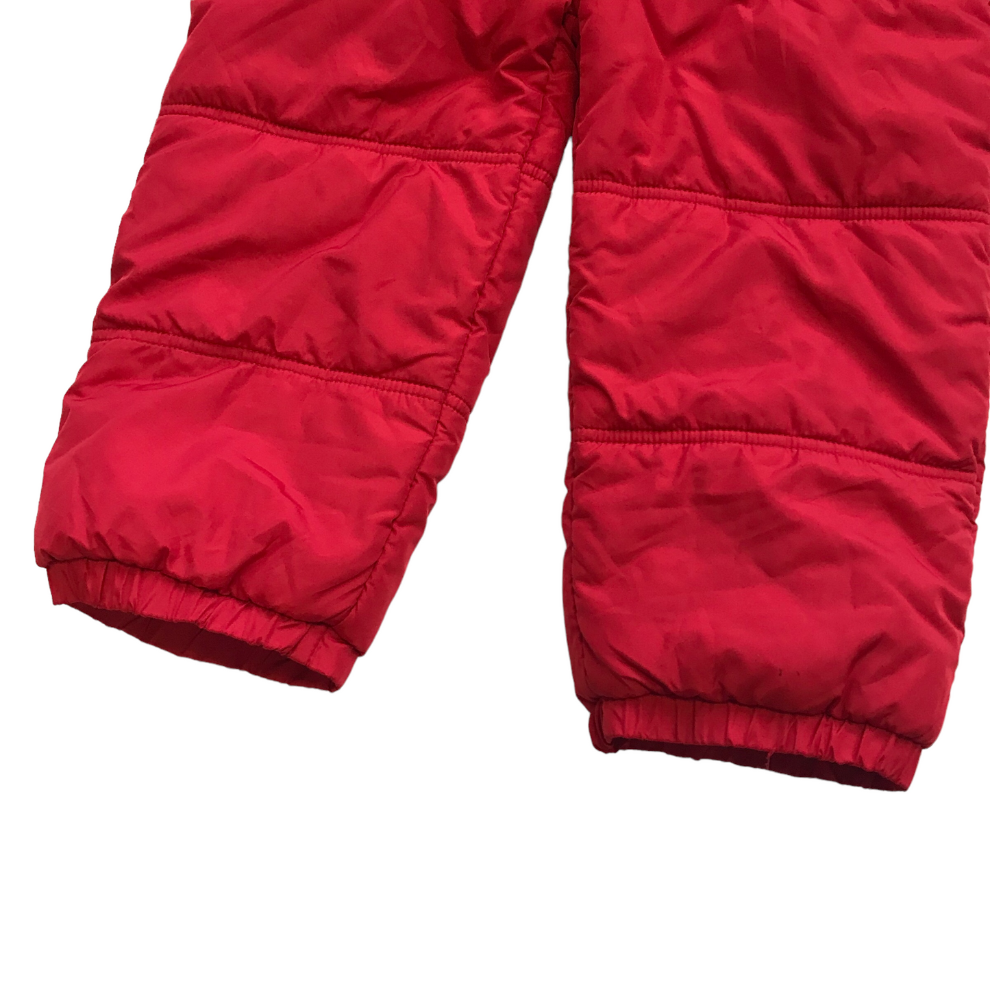 Next Red Fleece Lined Overalls Age 4