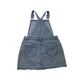 George Light Blue Sequin Dungaree Dress Age 8