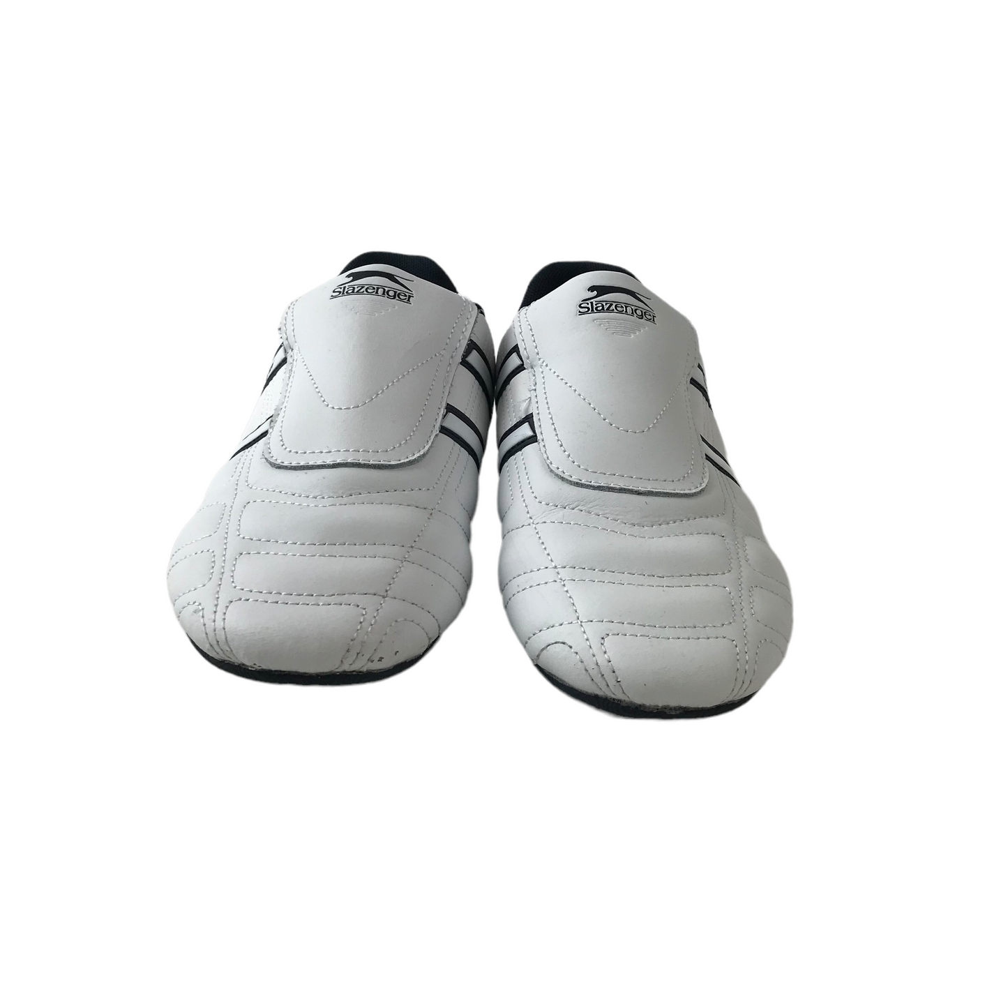 Slazenger Warrior White Slip-on Trainers Shoes Size UK 5
