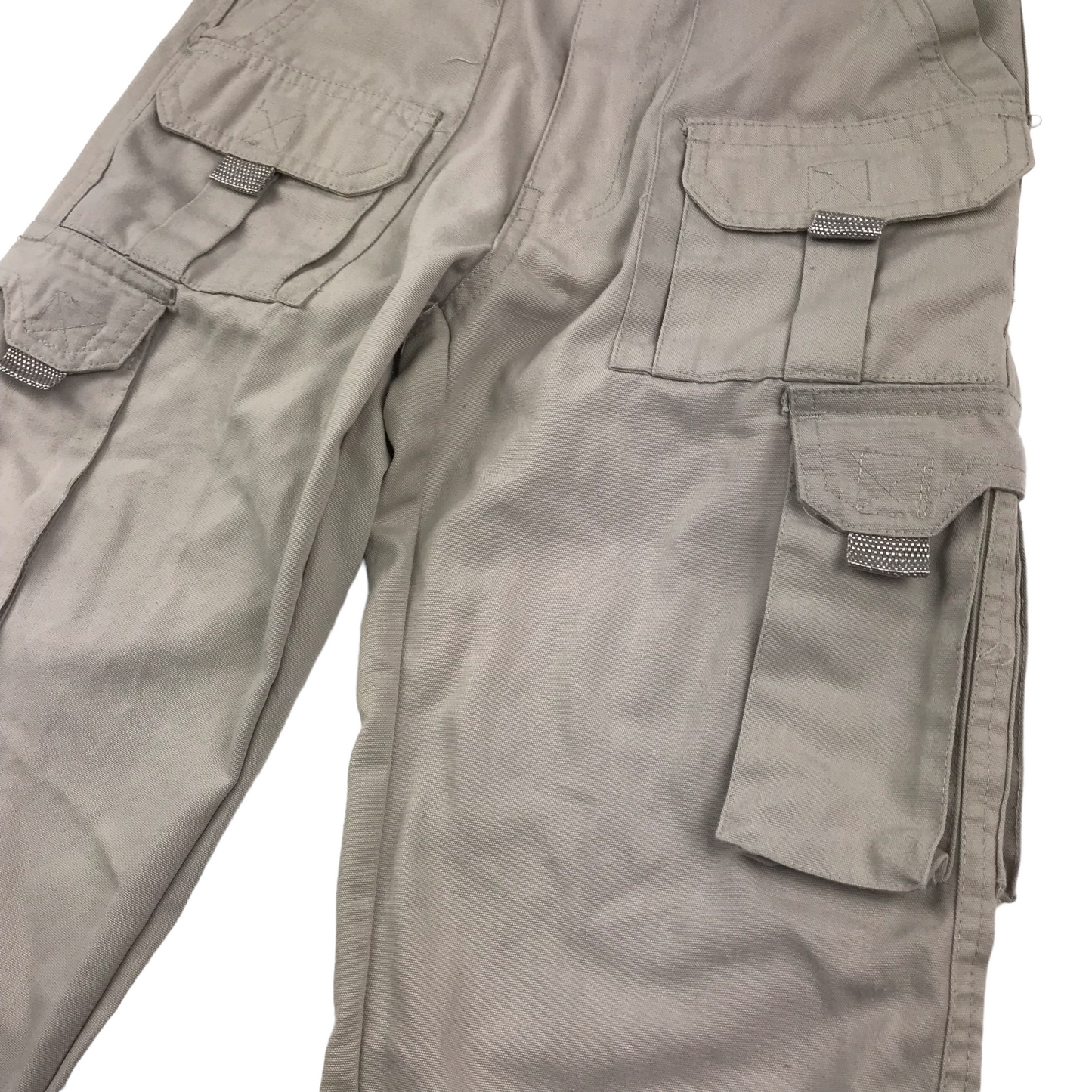 Grey Combat Trousers Age 8-9