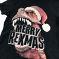 George Black T-Rex Christmas T-shirt Age 10
