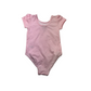 Tu Pink Short Sleeve Cotton Mix Leotard Age 5