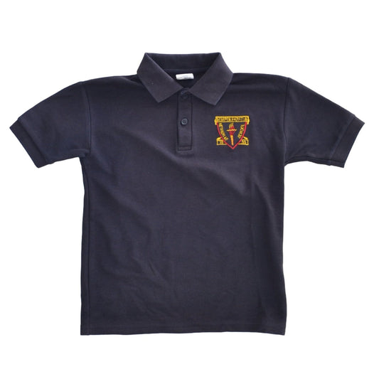 Netherlee Primary navy polo shirt