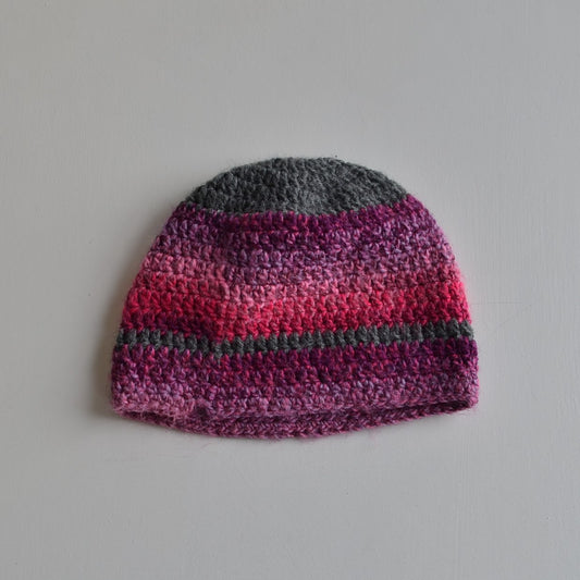 Purple Gradient Knit Hat