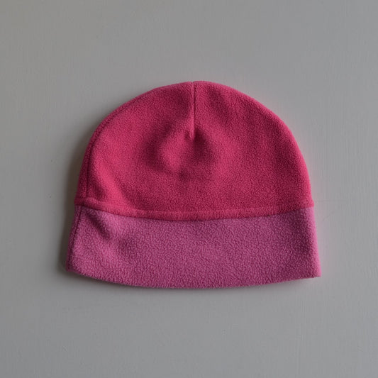 Pink Fleecy Beanie Hat