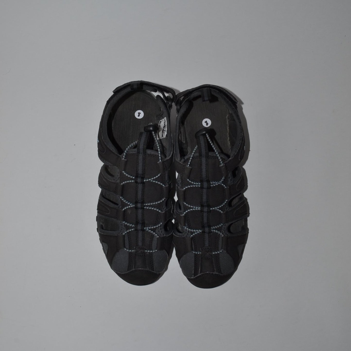 Walking Sandals - Black & Grey - Shoe Size 8