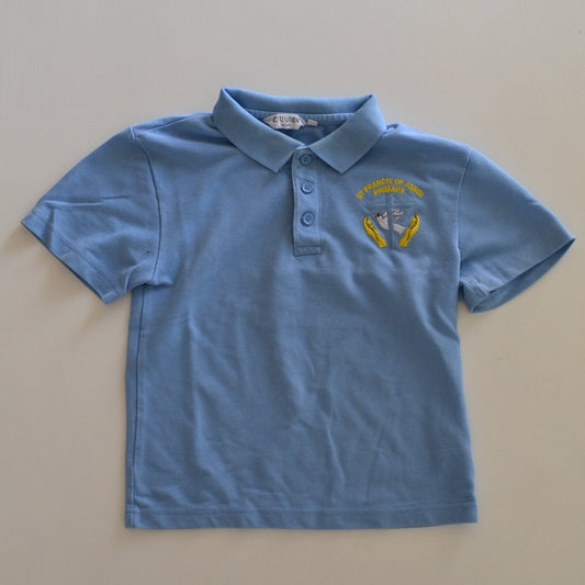 St. Francis of Assisi Primary - Poloshirt - Light Blue