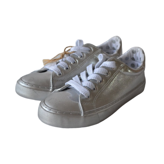 F&F Silver Trainers Shoe Size 13 (jr)