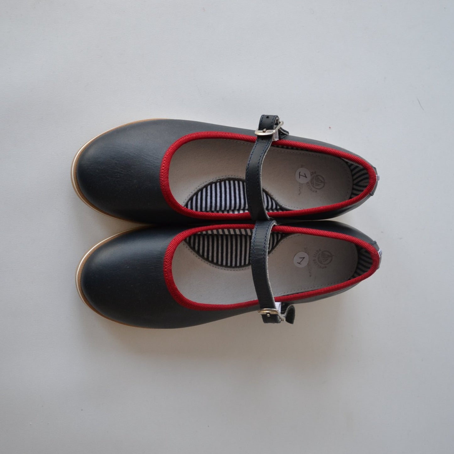 Petit Bateau Navy Flats Shoe Size 1