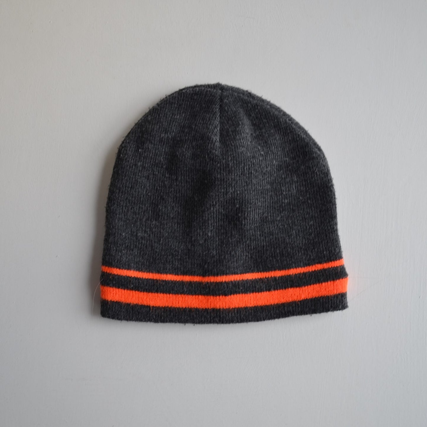 Orange Stripe Beanie Hat