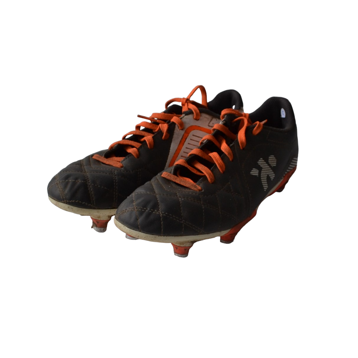 Kipsta Black and Orange Football Boots Size 5