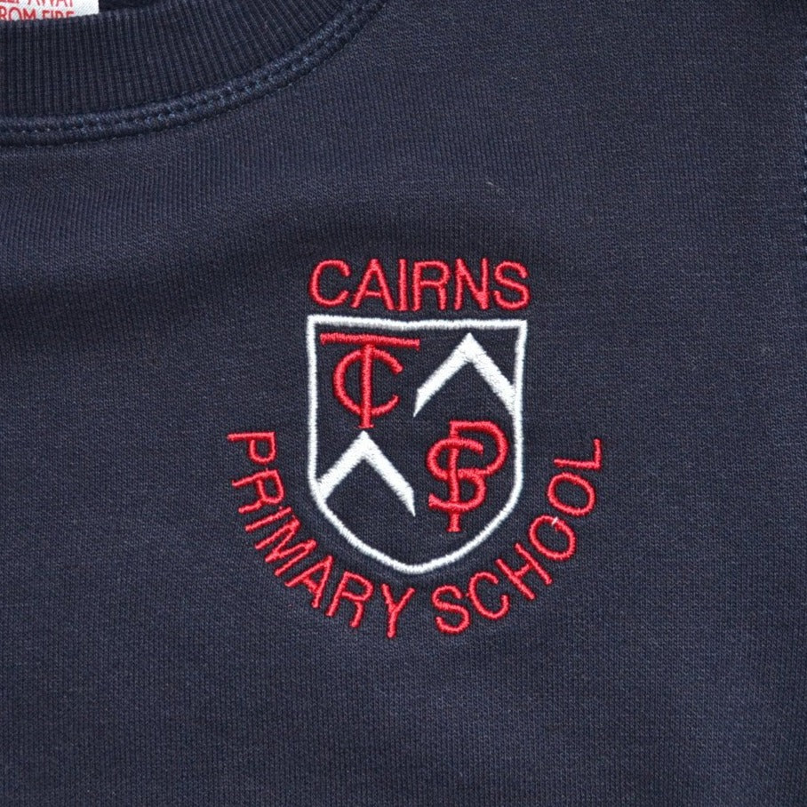 Cairns Primary - Sweatshirt - Navy Crew Neck
