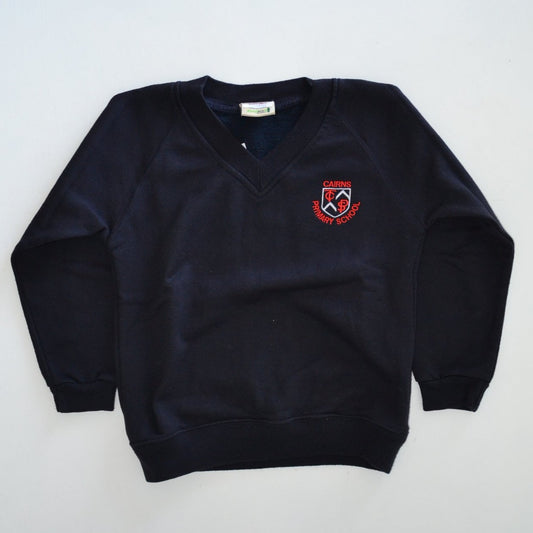Cairns Primary - Sweatshirt - Navy V-neck