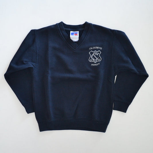 Calderwood Primary - Sweatshirt - Navy V-neck