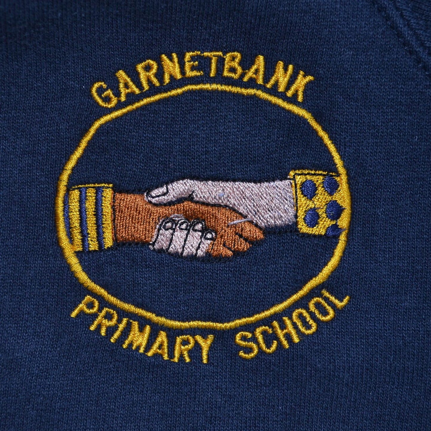 Garnetbank Primary Navy Blue Sweatshirt Crewneck