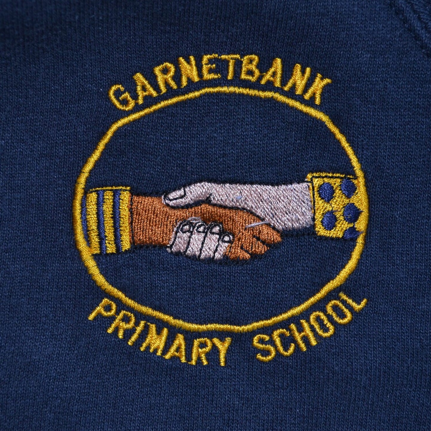 Garnetbank Primary Navy V-neck Sweatshirt