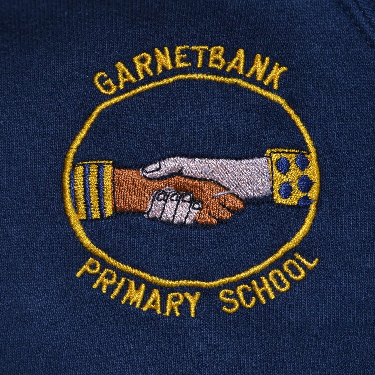 *Garnetbank Primary Navy Sweatshirt Cardigan