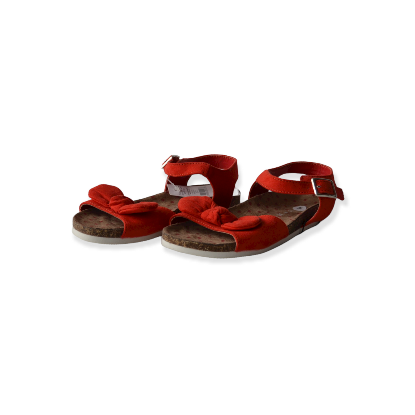 Nutmeg Red Bow Detail Sandals Shoe Size 11 (jr)